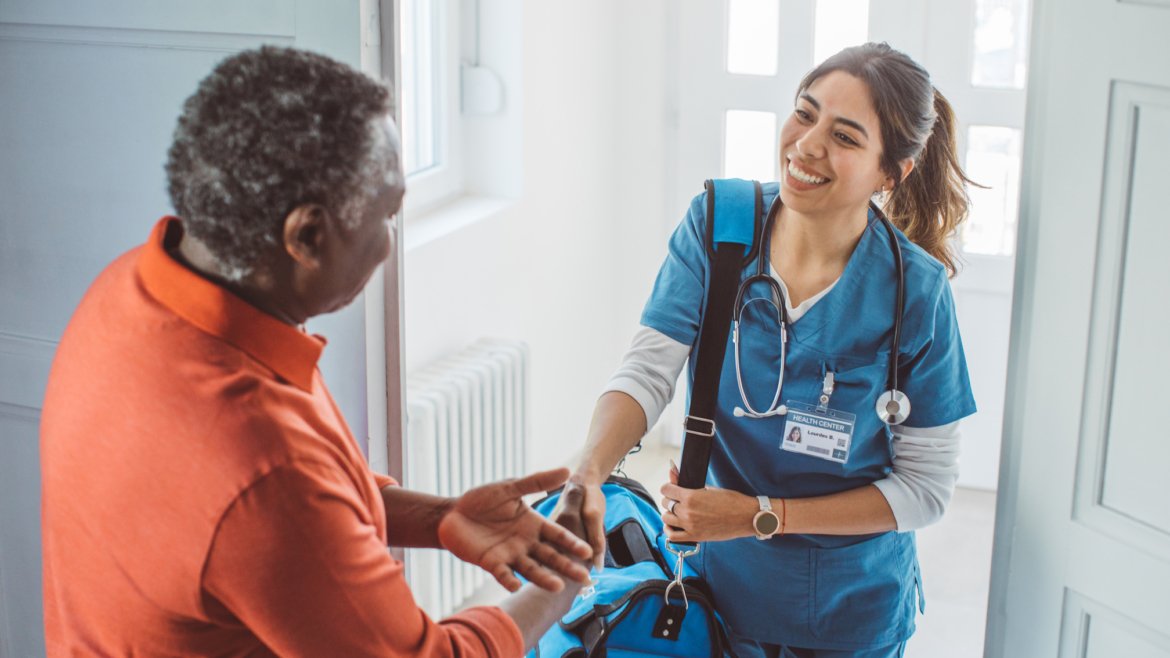 Home care for old people